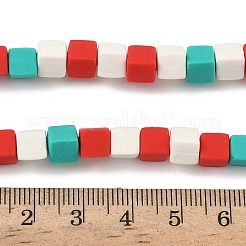 Christmas Handmade Polymer Clay Beads Strands&nbsp;CLAY-F006-01C