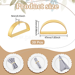 30Pcs Alloy Napkin Ring&nbsp;AJEW-PB0001-05
