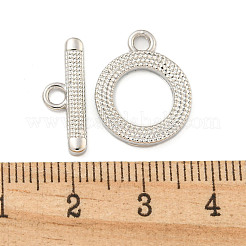 真鍮製マンテル  カドミウムフリー＆ニッケルフリー＆鉛フリー  リング  プラチナ  17.5x14x1.7mm  穴：2.2mm  バー：17.5x6x2mm  穴：2.2mm&nbsp;KK-A223-18P