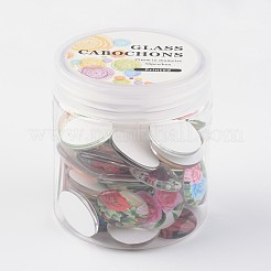 Glass Cabochons&nbsp;GGLA-JP0003-15