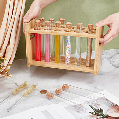 12 Holes Wood Test Tube Display Stands&nbsp;ODIS-OC0001-86
