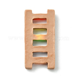 オペーク樹脂カボション  はしご  バリーウッド  31x15x4mm&nbsp;RESI-R436-02A
