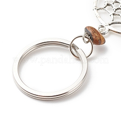 Natural Tiger Eye Keychain&nbsp;KEYC-JKC00346-07