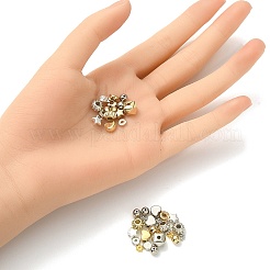 CCBプラスチックビーズ  混合図形  ミックスカラー  4~8x4~8x1~6.5mm  穴：1~2.5mm  634個/箱&nbsp;CCB-YW0001-23