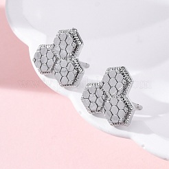 Brass Stud Earrings&nbsp;EJEW-D288-10P