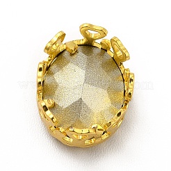 Oval Shapes Sew on Rhinestone&nbsp;GLAA-C024-13G