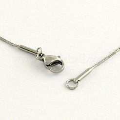 Tarnish Resistant 304 Stainless Steel Chain Necklaces&nbsp;NJEW-R223-11