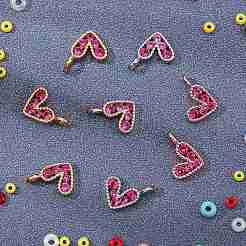12Pcs 3 Colors Brass Micro Pave Cubic Zirconia Charms&nbsp;ZIRC-SZ0001-58