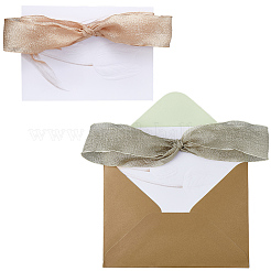 2Pcs 2 Colors Paper Wedding Vows Cards&nbsp;AJEW-GF0012-70