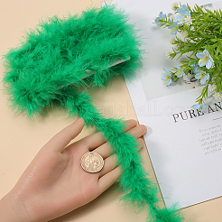 Turkey Feathers Fluff Boa for Dancing&nbsp;AJEW-WH0470-44B