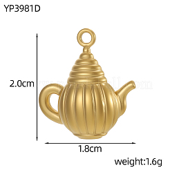 304 Stainless Steel Pendants&nbsp;STAS-OY017-11G