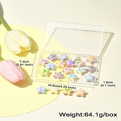 20Pcs 5 Colors Opaque Acrylic Beads&nbsp;ACRC-CJ0001-01