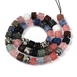 Natural & Synthetic Mixed Stone Beads Strands&nbsp;G-N353-02A-01