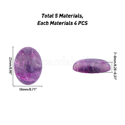 Natural Mixed Gemstone Cabochons&nbsp;G-PH0001-13