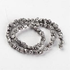 Electroplated Natural Dragon Bone Stone Beads Strands&nbsp;G-I177-02C