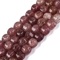 Natural Strawberry Quartz Beads Strands&nbsp;G-Q608-08A-07