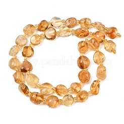 Heated Natural Citrine Beads Strands&nbsp;GG-CBA3A44-C04-02