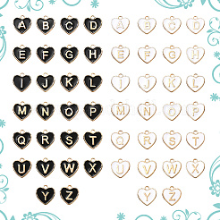 2 Sets 2 Colors Alloy Enamel Pendants&nbsp;ENAM-SC0006-63