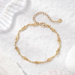 Brass Fish Link Bracelets for Women&nbsp;BJEW-JB12576