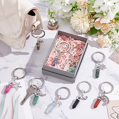 Bullet Gemstone Pendant Keychain&nbsp;KEYC-AB00010