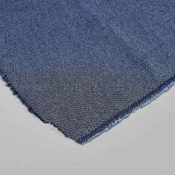 デニムコットン生地  DIYクラフト製作用品  服装アクセサリー  マリンブルー  1520x0.4mm&nbsp;DIY-WH20025-044A