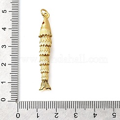 Brass Micro Pave Cubic Zirconia Pendants&nbsp;X-KK-R217-01G-04