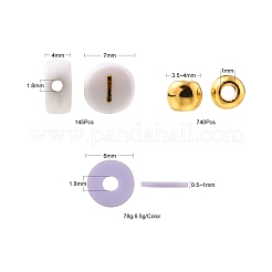 DIY Colorful Polymer Clay Beads Jewelry Making Kit&nbsp;DIY-FS0002-13