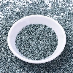 MIYUKIデリカビーズ  シリンダー  日本製シードビーズ  11/0  （db1172)亜鉛メッキマットダークアクア  1.3x1.6mm  穴：0.8mm  約2000個/10g&nbsp;X-SEED-J020-DB1172
