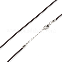 Leather Cord Necklace Making&nbsp;NJEW-A280-2.0mm-02