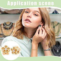 20Pcs Brass Micro Pave Cubic Zirconia Beads&nbsp;KK-UN0005-82