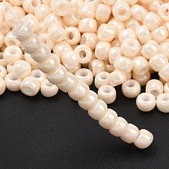 トーホー 3/0ラウンドビーズ  日本製シードビーズ  （不透明な光沢のあるライトベージュ123)個  5.5mm  穴：1.9mm  約60個/10g&nbsp;X-SEED-TR03-0123