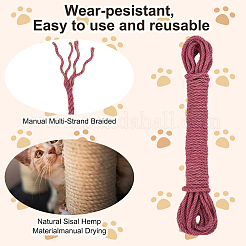 50M Round Twisted Jute Cord&nbsp;OCOR-WH20006-14A