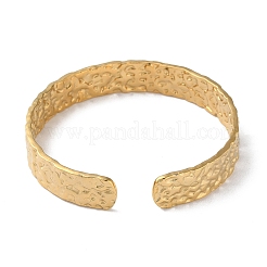 304 Stainless Steel Open Cuff Bangle for Women&nbsp;BJEW-Q770-01G