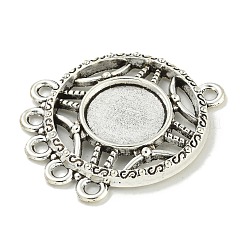 Tibetan Style Cabochon Connector Settings&nbsp;FIND-U015-31AS