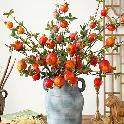 Mini Foam Imitation Pomegranates&nbsp;AJEW-WH0473-06