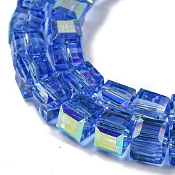 Electroplate Glass Beads Strands&nbsp;EGLA-M031-01A-HR04