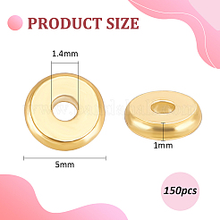 Brass Spacer Beads&nbsp;KK-BC0014-22A