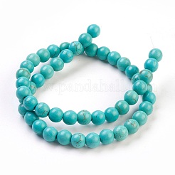 Synthetic Turquoise Beads Strands&nbsp;TURQ-G106-8mm-02D