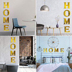 Mirror Wall Stickers&nbsp;DIY-WH0282-22B