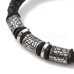 Braided Microfiber Leather Cord Bracelets&nbsp;BJEW-B096-18A