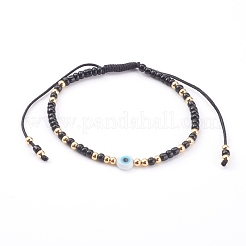 Adjustable Nylon Cord Braided Bead Bracelets&nbsp;BJEW-JB06022