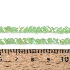 Electroplate Imitation Jade Glass Beads Strands&nbsp;LS-GLAA-N023-4mm-34