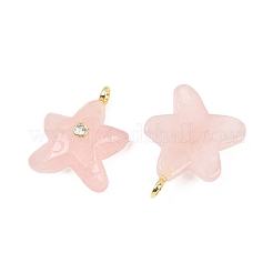 Natural Rose Quartz Pendants&nbsp;G-H353-01G-07