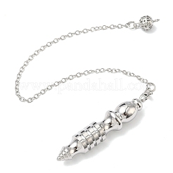 Brass Bullet-Shaped Big Pendant Dowsing Pendulums&nbsp;HJEW-P023-01