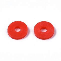 Handmade Polymer Clay Beads Strands&nbsp;CLAY-R089-6mm-T02B-20