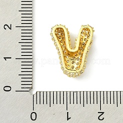 Rack Plating Brass Clear Cubic Zirconia Pendants&nbsp;KK-S378-01G-V