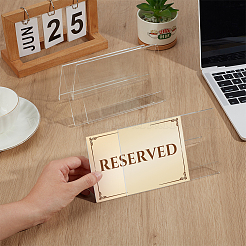 Plastic Name Plate Display Stand&nbsp;AJEW-WH0348-865B