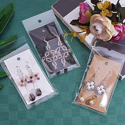 ディスプレイアクセサリー台紙  ピアスに使用  長方形  ミックスカラー  90x50x0.1mm  穴：1~5mm  150個/セット&nbsp;CDIS-PH0001-09