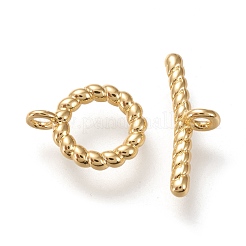Brass Toggle Clasps&nbsp;KK-F820-03A-G