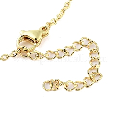 Brass Micro Pave Clear Cubic Zirconia Cable Chain Tortoise Pendant Necklaces for Women&nbsp;NJEW-M009-01G-A